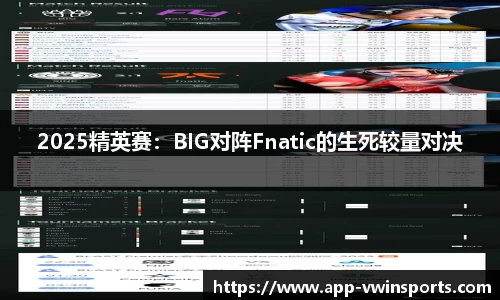 2025精英赛：BIG对阵Fnatic的生死较量对决